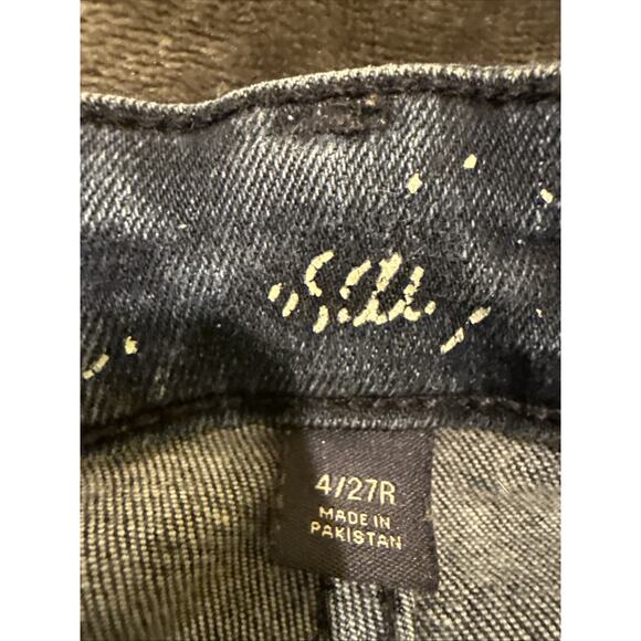Universal Thread Womens Size 4 / 27 R Skinny Denim Blue Jeans - Picture 6 of 10